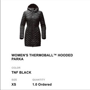 North Face Thermoball Parka - Black